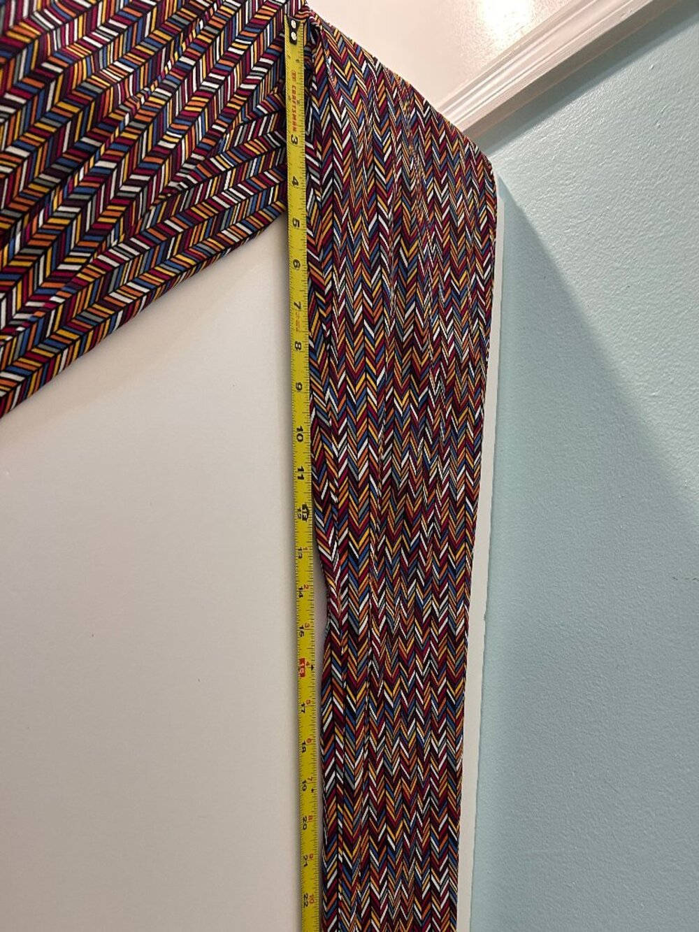 Peck & Peck Multicolor Herringbone Print Ankle Pants Womens 8 Stretch Pull On - Picture 6 of 8
